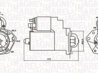 Starter (063720880010 MAGNETI MARELLI) SEAT