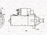 Starter (063721423010 MAGNETI MARELLI) AUDI,SEAT