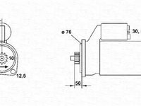 Starter 943251435010 MAGNETI MARELLI pentru Vw Passat Vw Corrado Seat Toledo