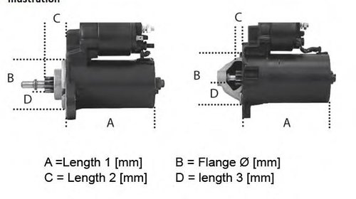 Starter ALFA ROMEO GIULIETTA (940), FIAT DOBL