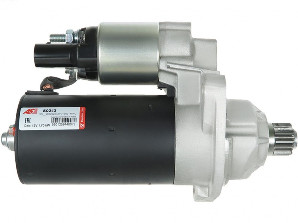 starter AS-PL S0243 la VW EOS (1F7, 1F8)