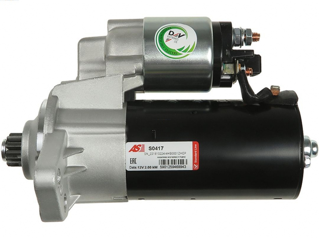 starter AS-PL S0417 compatibil cu VW CAD