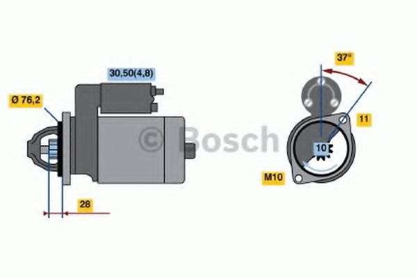 Starter AUDI A4 Cabriolet (8H7, B6, 8HE, B7) (2002