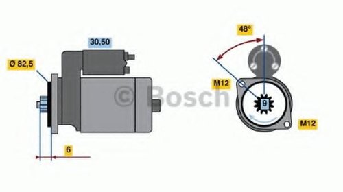 Starter AUDI A4 limuzina (8D2, B5), VW PASSAT