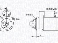 Starter Citroen RELAY bus (230P), Citroen RELAY caroserie (230L), Citroen RELAY platou / sasiu (230) - MAGNETI MARELLI 063521093000