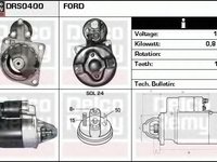 Starter FORD ESCORT (AFH, ATH), FORD ESCORT Mk II (ATH), FORD CORTINA '80 (GBS, GBNS) - DELCO REMY DRS0400