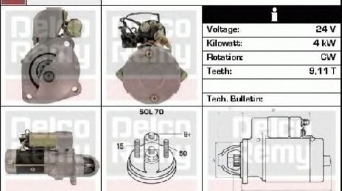 Starter MERCEDES VARIO AUTOBASCULANTA 09/1996