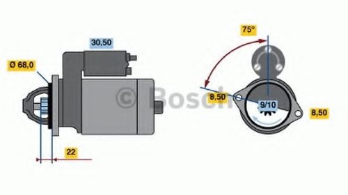 Starter OPEL CORSA B (73, 78, 79) (1993 - 200