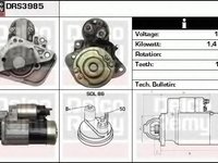 Starter RENAULT KANGOO (KC0/1_), RENAULT CLIO Mk II (BB0/1/2_, CB0/1/2_), RENAULT KANGOO Rapid (FC0/1_) - DELCO REMY DRS3985