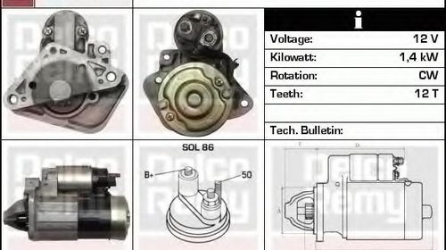 Starter RENAULT KANGOO (KC0/1_), RENAULT CLIO