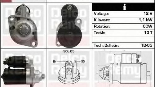 Starter SEAT CORDOBA limuzina (6K1, 6K2), SEA