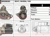 Starter SEAT INCA (6K9), SKODA OCTAVIA (1U2), VW GOLF Mk IV (1J1) - DELCO REMY DRS9890