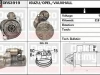 Starter VAUXHALL BRAVA pick-up, OPEL CAMPO (TF_), OPEL MONTEREY B - DELCO REMY DRS3919