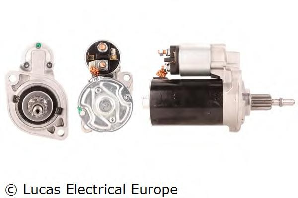 Starter VW PASSAT (3A2, 35I), VW PASSAT Variant (3A5, 35I), VW GOLF Mk II (19E, 1G1) - LUCAS ELECTRICAL LRS02132