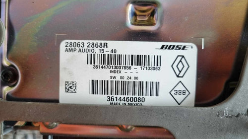 Statie / Amplificator sunet Bose 280632868R Renault Scénic IV