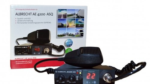 Statie radio CB Albrecht AE 4200R cu ASQ 4 watt