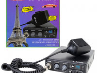 Statie radio CB CRT S Mini Dual Voltage, 12/24V, 4W, cu ASQ, AM-FM PNI-CRTSMINI3