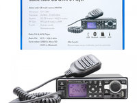 Statie radio CB si MP3 player PNI Escort HP 8500 ASQ include casti cu microfon PNI-HP8500