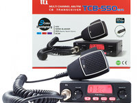 Statie radio CB TTi TCB-550 EVO, DSS, VOX, Filtru NB, Scaun, ecran multicolor, 12-24V PNI-TCB-550EVO