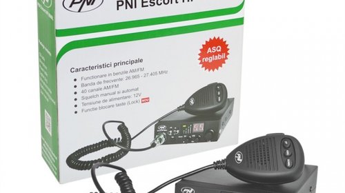 Statie radio PNI Escort HP 8000L cu ASQ regla