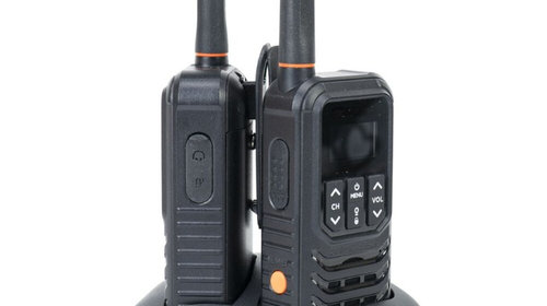 Statie radio portabila PNI PMR R80 PRO, set cu 2 buc, 0.5W