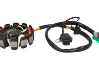 Stator alternator 11 bobina 5 cabluri cu generator de impuls diametrul stator 88 mm. GY6-125 GY6-150 CHIŃSKI SKUTER/MOPED/MOTOROWER/ATV 4T INPARTS IP000502