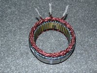 Stator alternator Audi 180 Amp Valeo TG17C020, TG17C022