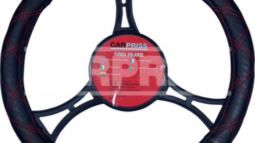 Steering Wheel Cover(Black/Chrome/R - CARPRIS