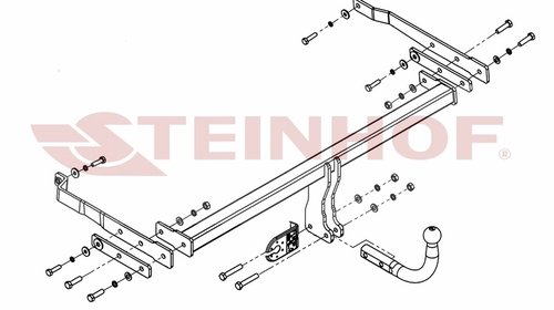 Steinhof carlig de remorcare renault megane 3