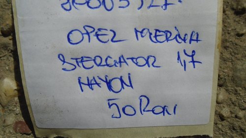 Stergator hayon opel meriva 1.7 cod 80003927