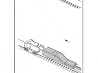 Stergator parbriz sofer AUDI A4 11/2007-> ERK AL-210818-26