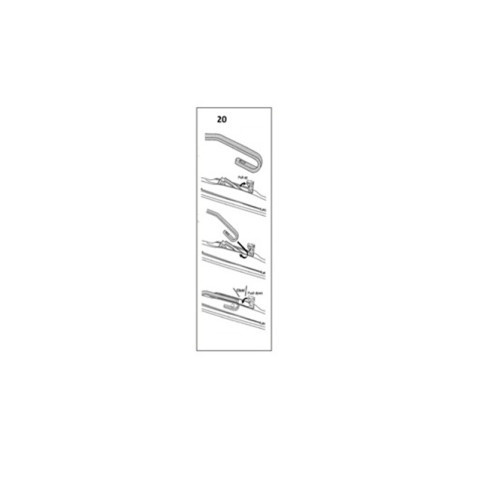 Stergator parbriz sofer DACIA Logan I LS 07/2004-> AL-210422-12