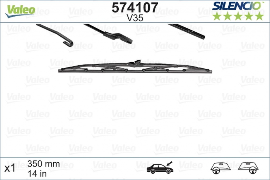 Stergator parbriz SSANGYONG REXTON GAB VALEO 574107