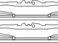 Stergator parbriz VW ATLANTIC I (16), AUDI FOX (80, 82, B1), AUDI 4000 (81, 85, B2) - TOPRAN 102 543