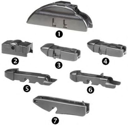 Stergator parbriz VW LT 28-35 II bus 2DB 2DE 2DK HELLA 9XW197765211