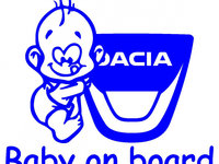 Sticker Baby On Bord Dacia TCL0128