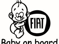 Sticker Baby On Bord Fiat TCL0111