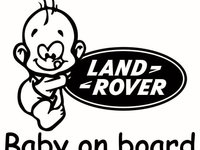 Sticker Baby On Bord Land Rover TCL0116