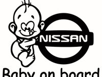 Sticker Baby On Bord Nissan TCL0119