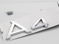 Sticker emblema 3D auto scris A4