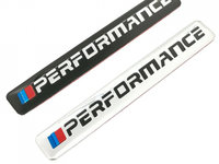 Sticker emblema 3D auto scris BMW M Performance X1 X3 X4 X5 X6 F10 F30 E60 E90