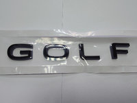 Sticker emblema 3D auto scris Golf negru