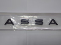 Sticker emblema 3D auto scris Passat negru