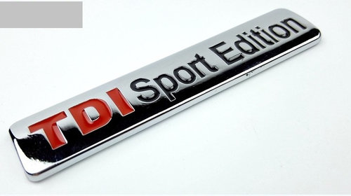 Sticker emblema auto TDI Sport Edition Logo VW POLO GOLF CC TT JETTA GTI TOUAREG