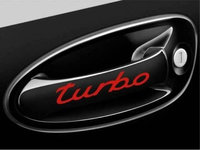 Sticker Manere Usi Turbo Rosu