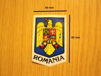 Sticker RO pentru numar