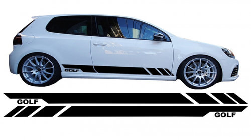 Stickere Laterale Negru Tuning Volkswagen VW 