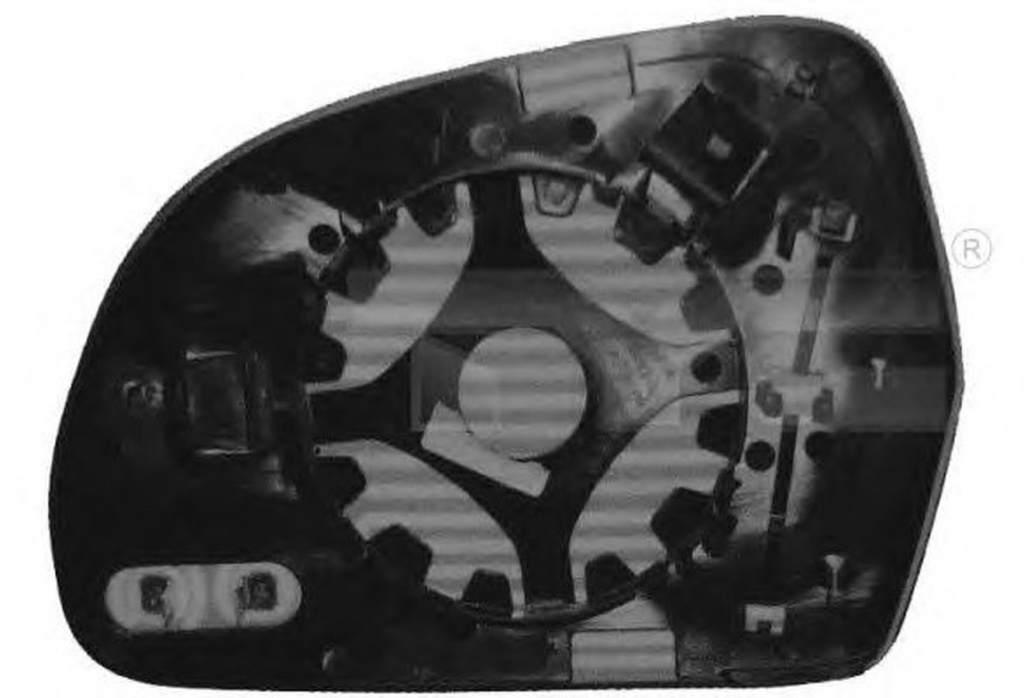 Sticla oglinda AUDI A4 Avant 8K5 B8 TYC 302-0072-1