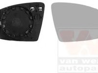 Sticla oglinda, oglinda retrovizoare exterioara VW GOLF VII (5G1, BE1), VW JETTA VII SportWagon (BA5) - VAN WEZEL 5766838