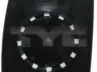Sticla oglinda, oglinda retrovizoare exterioara NISSAN INTERSTAR caroserie (X70) (2002 - 2016) TYC 325-0072-1 piesa NOUA
